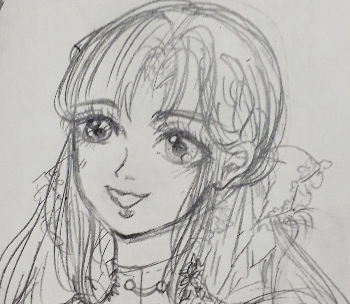人形の男の子と人間の女の子のイラストを描こうと思ってます これは女の子の下書 美南星月ᙏ の漫画 人形の男の子と人間の女の子のイラストを描こうと思ってます これは女の子の下書 美南星月ᙏ の漫画