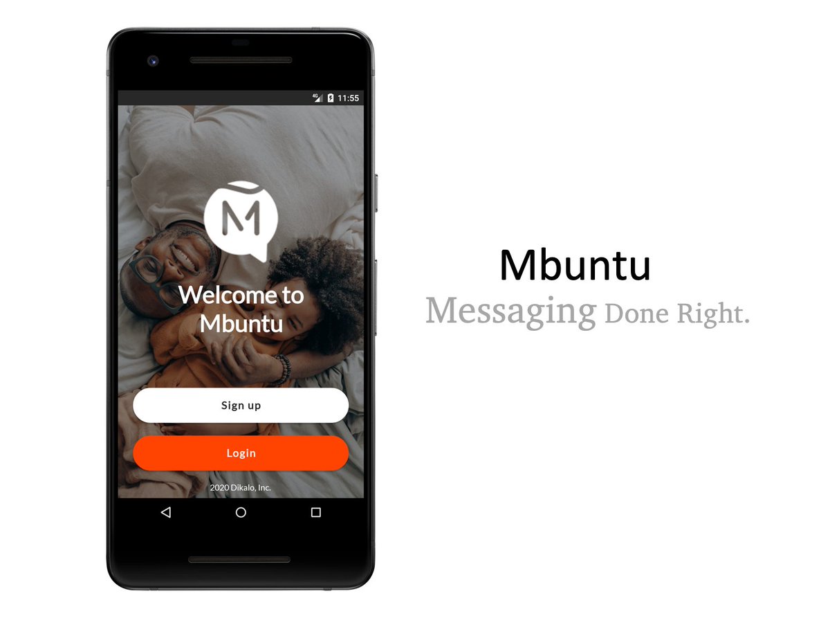 DikaloOfficial's tweet photo. As people are looking for a safe place to communicate we cant wait to share Mbuntu with you. Our brand new messaging app. Fast, secure, private. We will start the public beta next week. Stay tuned. https://t.co/H4F7ChOco3