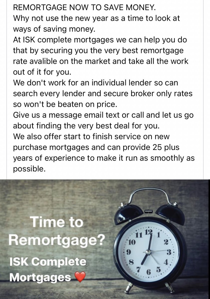 ISK Complete Mortgages ltd tweet media