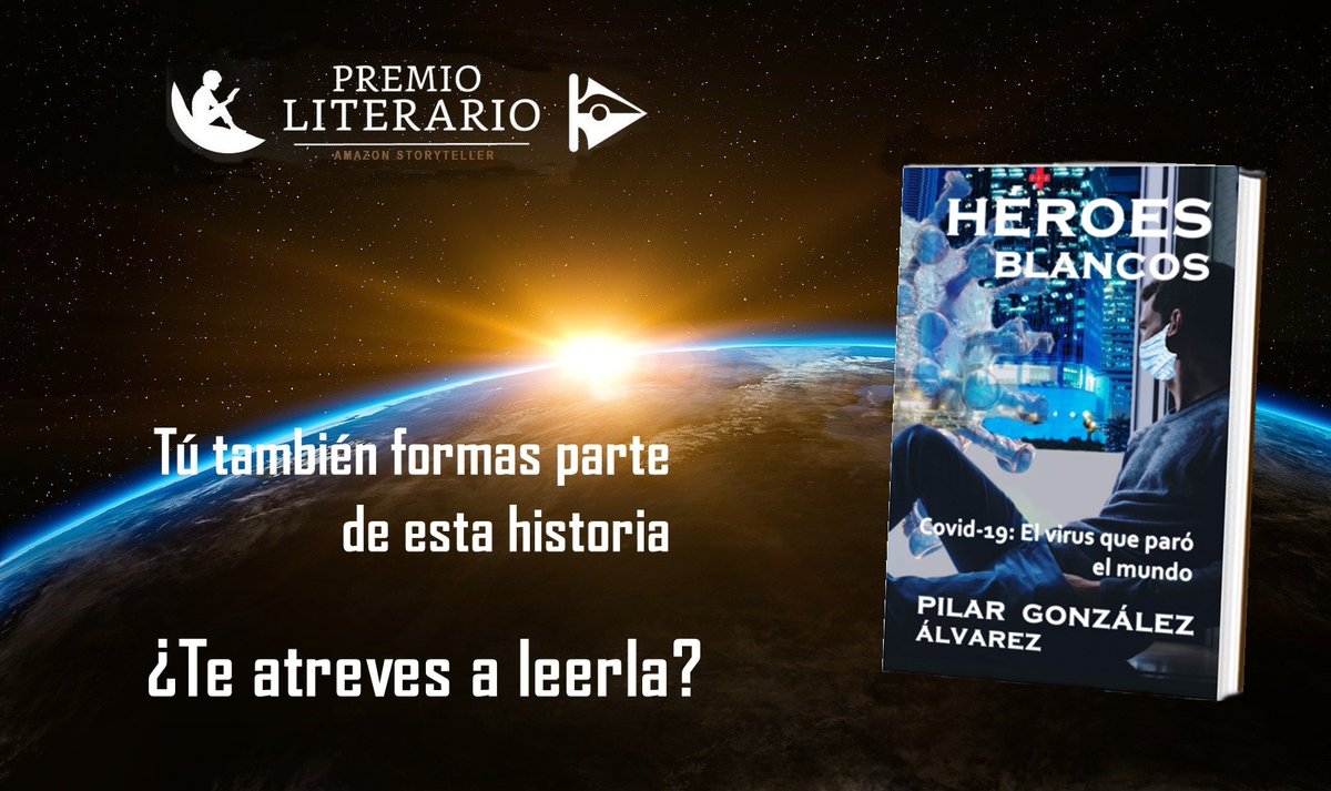 #Lee y #Regala 👉 HÉROES BLANCOS 👈
Una #novela que rinde homenaje a los #sanitarios y a todos los que han ayudado en la #pandemia. 

👉 amzn.to/3dEzy9y
👉 amzn.to/3cHIlaF 

#PLAS2020 #KindleUnlimited #Amazon <a href="/libros_k/">LibrosK</a>  #Madrid #Espana <a href="/PilarGescritora/">P. G. Álvarez</a>