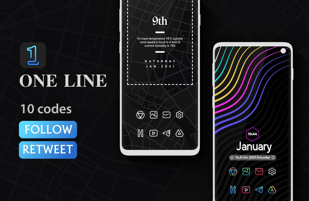 iammrbhaskar's tweet photo. No.16

One Line Icon Pack

Spacial thanks to @SK_wallpapers_ 

Rules,
1. Follow me and @SK_wallpapers_ 
2. Like and Retweet This Tweet ( no quote Tweet )
3. Tag all friends

10 Winners will be chosen randomly

Results after 24 hours 

Best of luck ☘️☘️☘️ https://t.co/H53YxG4J9z