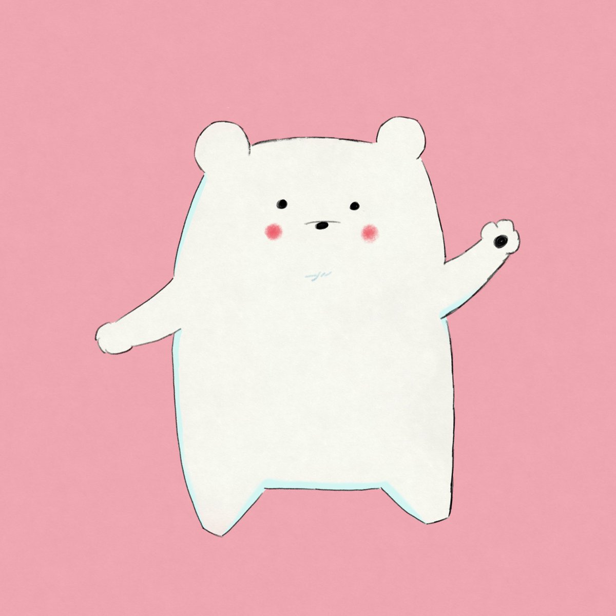 Uzivatel ﾕ ｲ ﾄ 依頼 Na Twitteru イラスト 歌い手 これアイコンにしようかな 頑張ってかわいい白熊描いた