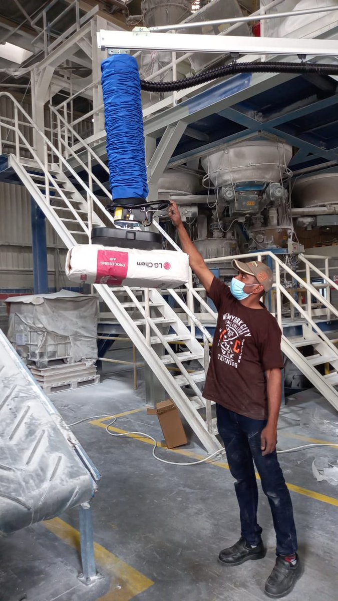 modern_eastern's tweet photo. #tawi vacuum lifter installed at Neproplast factory in KSA by Modern Eastern. Vacuum lifters help reduce manpower and increase productivity. Contact us for a free demo.  #vacuumlifter #ergonomiclifting https://t.co/kP0mP9uuee