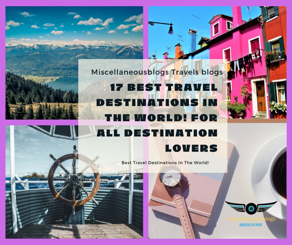 miscellaneblogs's tweet image. Hey, #travelers Do you know about these 17 BEST TRAVELING DESTINATION AROUND THE WORLD? We are going to tell you about some of such best travel destinations in the world. So Read here full
miscellaneousblogs.com/travels/best-t…

.
.
.
.
#Followforfollow #Travellovers  #worlBesttraveldestination