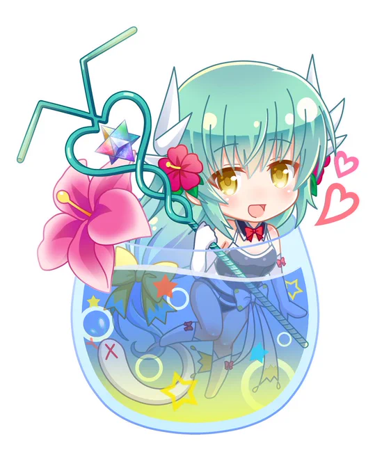 #くそ寒いので水着絵を貼る 