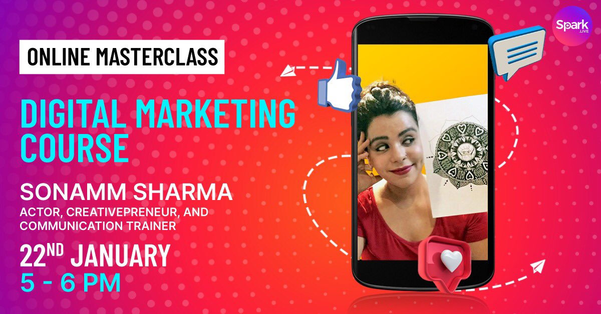 InSONAMiac's tweet photo. Fire Up Your Online Presence With These 7 Hacks!

22 January, Friday
5 to 6 pm
Register today! @sparkliveapp 
https://t.co/wVjASSPP0A

#sparklive #masterclass #onlinemasterclass #digitalmarketing #onlineworkshop #digitalmarketingtips #socialmediahacks #digitalmarketingcourse https://t.co/gTQf6aNLjW