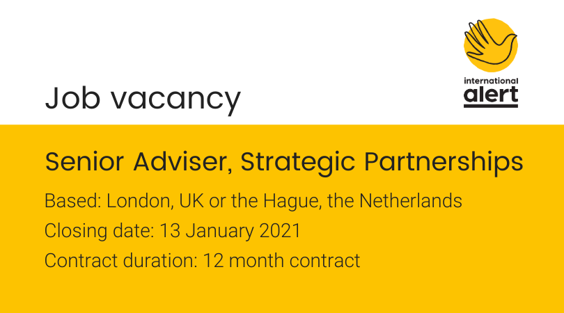 intalert's tweet photo. JOB VACANCY: We are looking for an experienced institutional funding professional to drive donor engagement and business development. Based in London or The Hague, closing this week. https://t.co/TPKgUWAB7L https://t.co/3kIBmztBTh