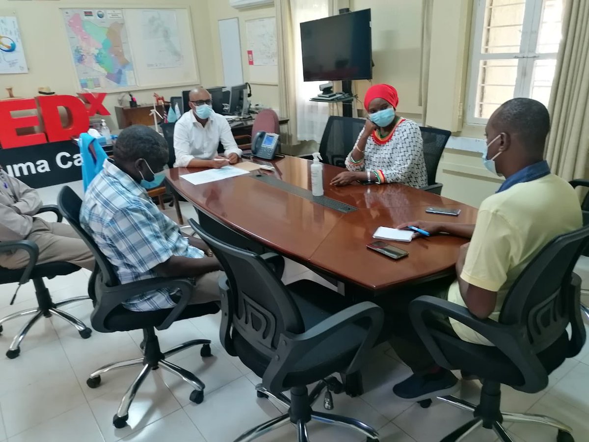 kahin_ismail's tweet photo. As we get ready for the reopening of schools for refugee students, discussed with Chief Administrative Secretary #MOE @muminabonaya preparations on health&amp;safety protocols &amp; working towards inclusion of refugee students in the national education system @UNHCR_Kenya @Fathiaabdalla https://t.co/AiCkkeWXd2