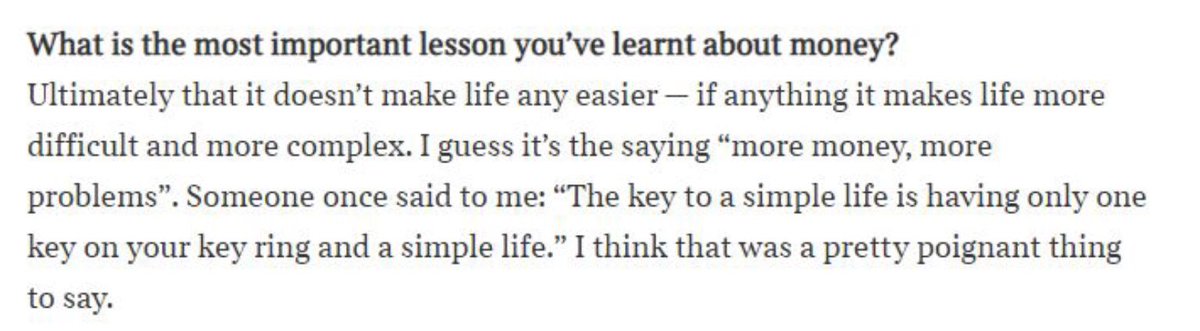 If you’ve ever been really skint you will know this to be utter bollocks.