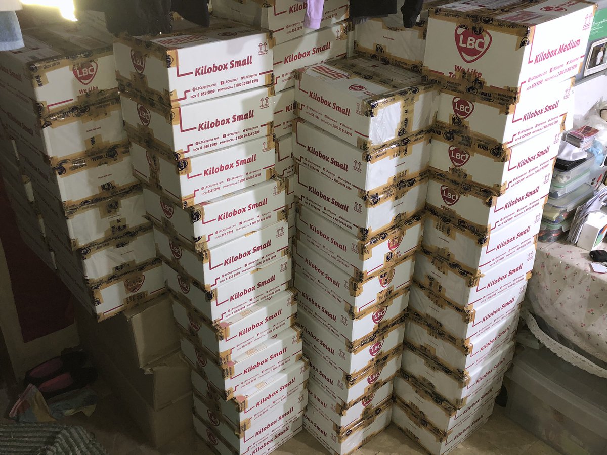 SophShop's tweet photo. [#SOPHUpdates] Re: Shipments

✨Pruweba✨

This goes until sa likod. Pwede na kami maging staff ng LBC. https://t.co/wXvKT5LL4N