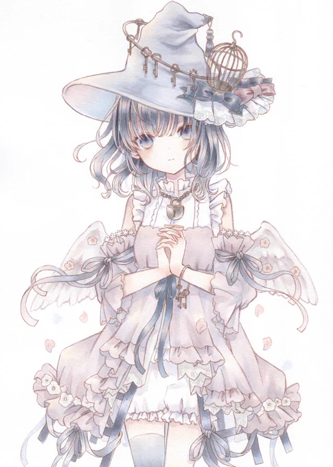 アンティークモチーフの魔女さん 