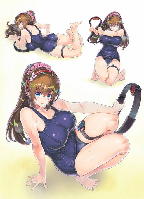 # くそ寒いので水着絵を貼る
続き～Vtuber④

https://t.co/II2QAf2xrw 