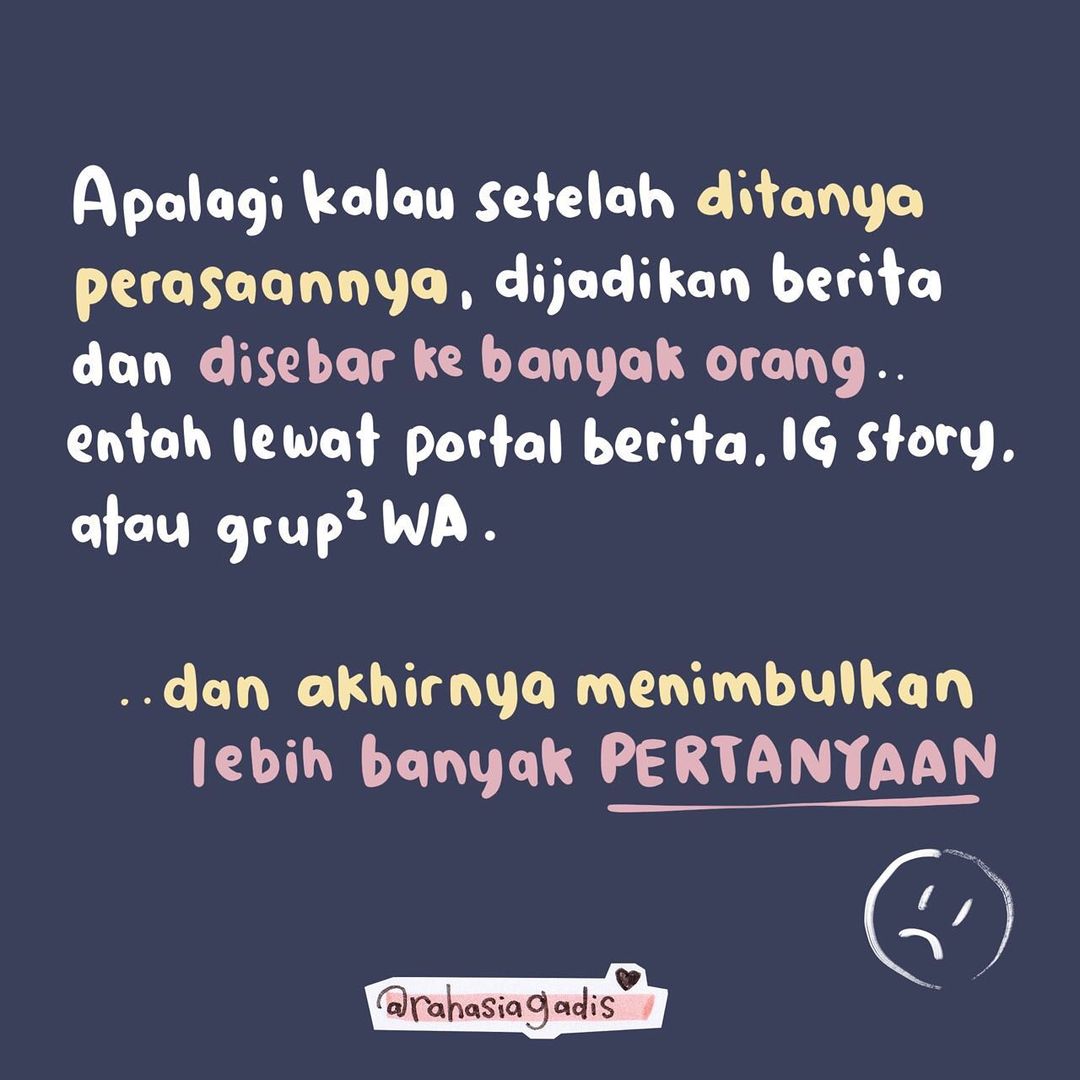 bikinadem's tweet photo. Di saat seperti ini bukan waktunya berlomba jadi yang paling cepet update atau yang paling "tahu banyak". Hargai orang yang sedang berduka. Bisa kok belajar berempati dari sekarang❤ https://t.co/Z0YgpR613n