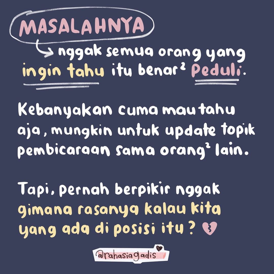 bikinadem's tweet photo. Di saat seperti ini bukan waktunya berlomba jadi yang paling cepet update atau yang paling "tahu banyak". Hargai orang yang sedang berduka. Bisa kok belajar berempati dari sekarang❤ https://t.co/Z0YgpR613n