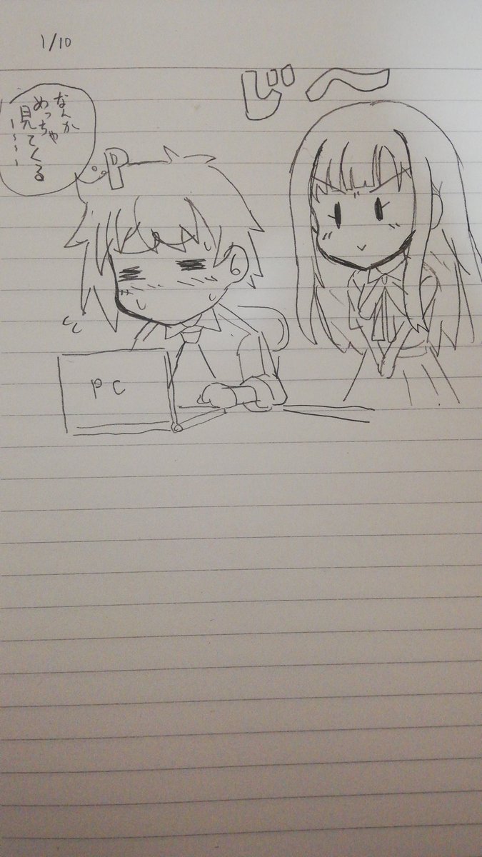見つめる本ゆかりちゃん 