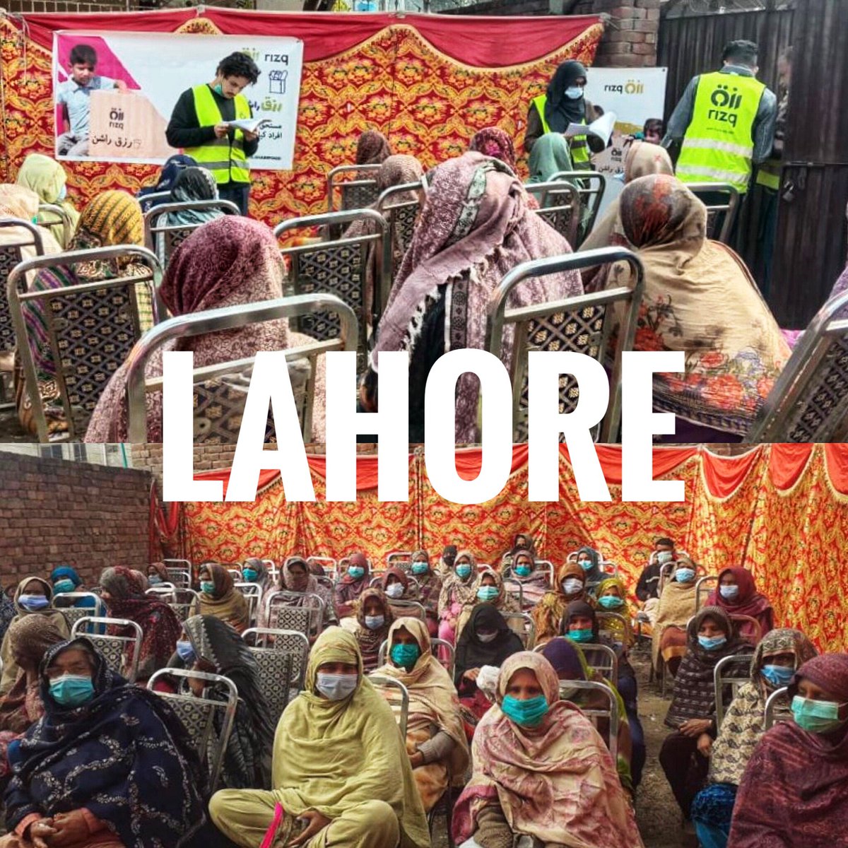 HassaanIrfan's tweet photo. Shared images demonstrate how @Rizq_Sharefood teams across 🇵🇰 are in ACTION fighting the menace of hunger 👊🏿 

Humbling to see what commenced as a mad idea and vision for a hopeful future has now grown into simultaneously functioning operations in multiple cities #HungerFreePK https://t.co/spRuEGzc0Y