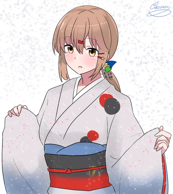 晴れ着タシュケント
#艦これ 