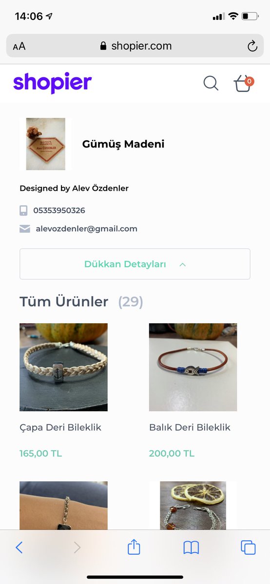 Gümüş Madeni’nin artık Shopier’da bir dükkanı var! shopier.com/gumusmadeni_