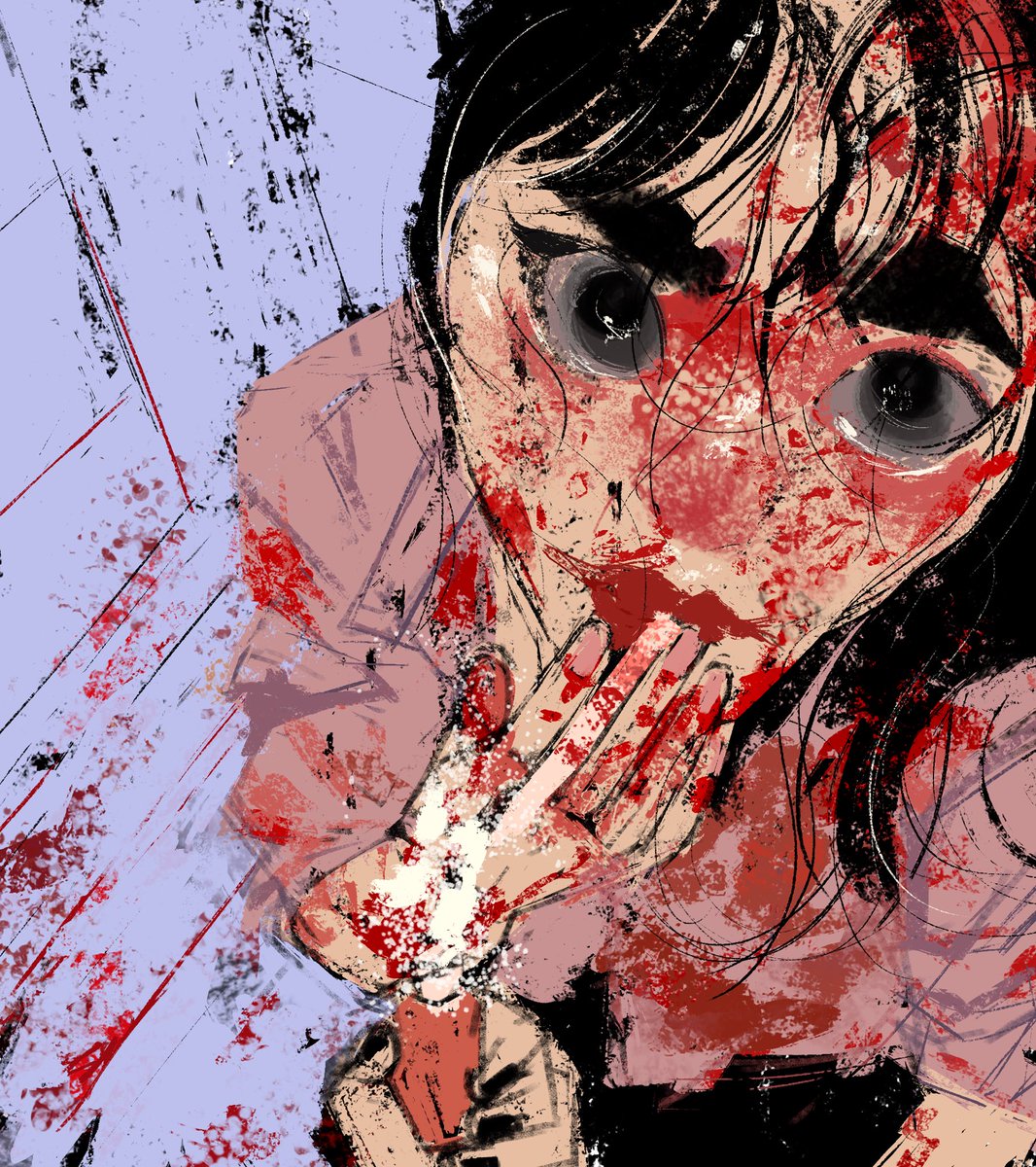 pusanggalart's tweet photo. tw // blood , gore https://t.co/kRMGrA2D3W