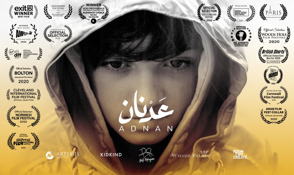 ChattertonSD's tweet photo. New year, new poster! Massive thank you to all the festivals that selected us in 2020 (and especially for the awards 😍). We're so happy that Adnan was given a platform to share its message of #ChooseLove instead of seeing difference and this will continue into 2021! https://t.co/9yikvwTSK5
