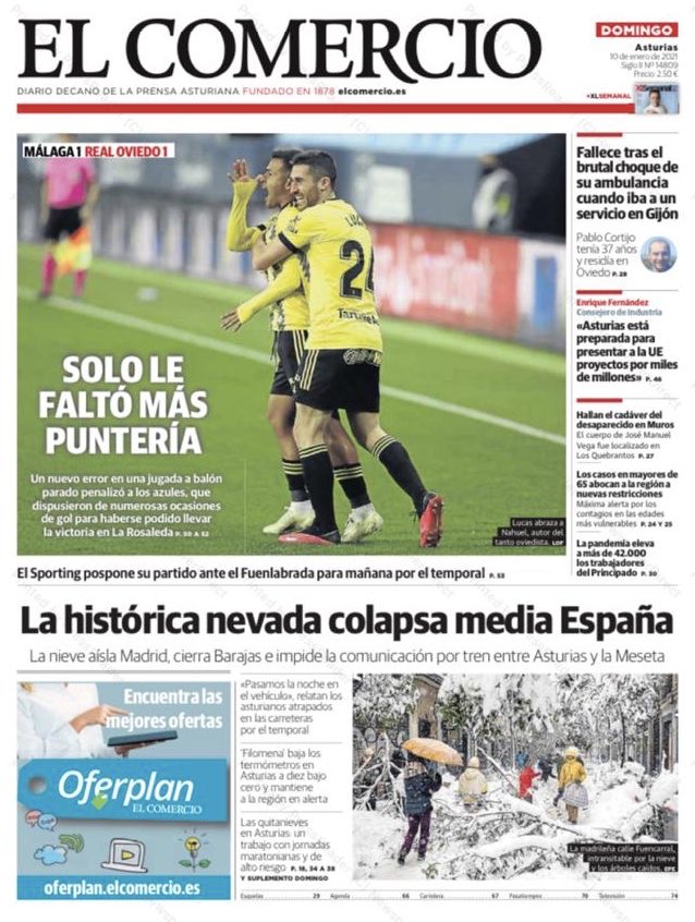 Doblete hoy de nuestro compañero <a href="/carlitosmlg/">Carlos Guerrero</a> con sus fotografías del partido de ayer del <a href="/MalagaCF/">Málaga CF</a> y el <a href="/RealOviedo/">Real Oviedo</a> 📷👏🏻