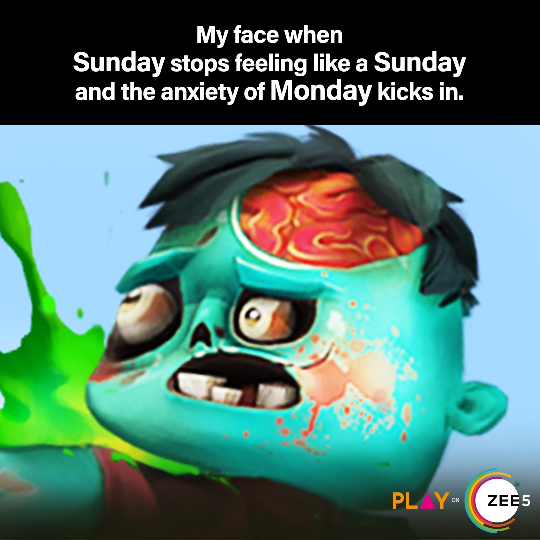 PlayOnZEE5's tweet photo. And Just like that, POOF, weekend gone! #PlayOnZee5

#Gamers #Games #Gaming #GameofTheDay #ExcitingGames #GamerLife #Gamestagram https://t.co/ohRsZBzAaL