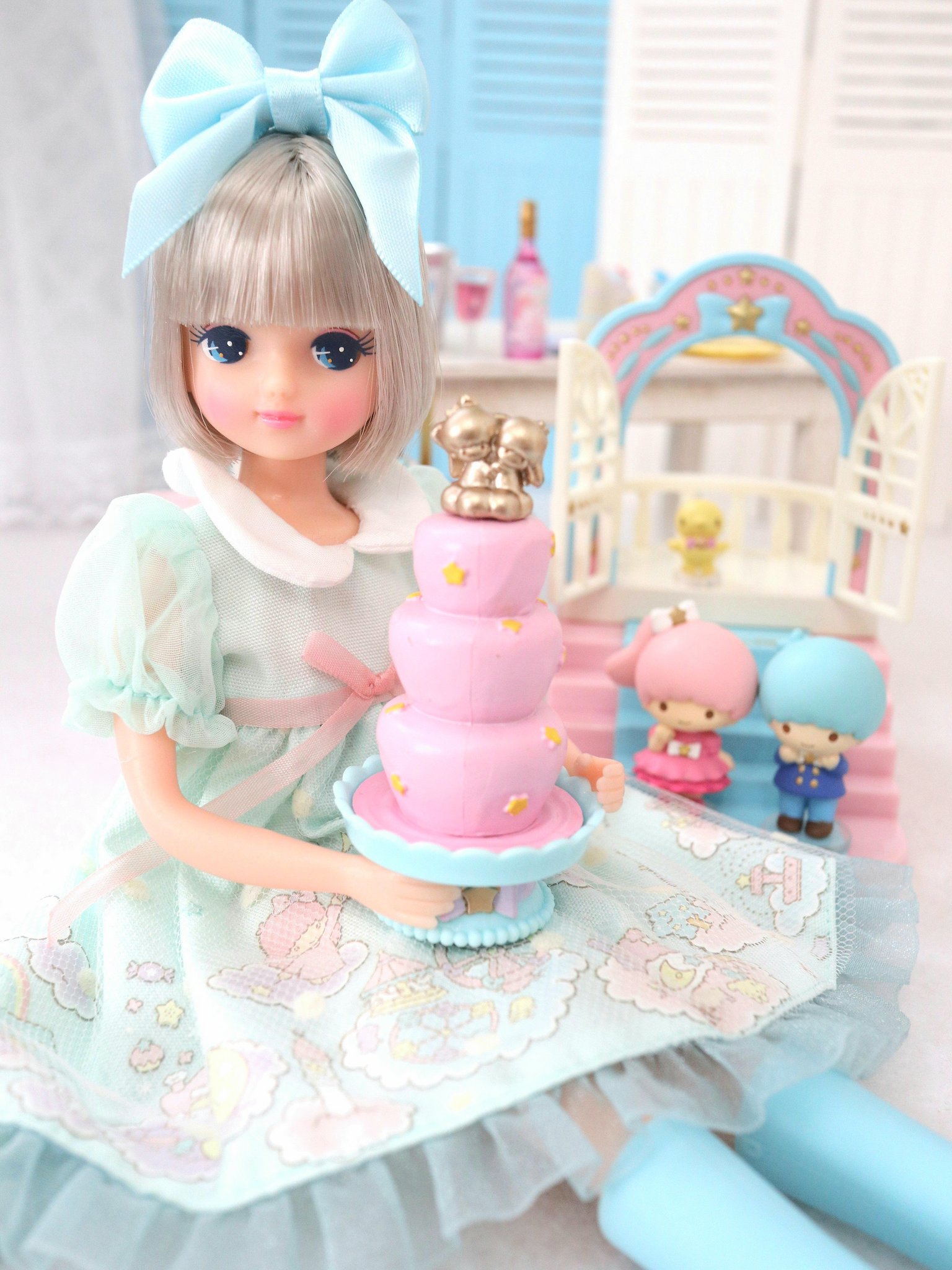 サンリオ❣️激レア キキララ 雛ドール ぬいぐるみ レトロ