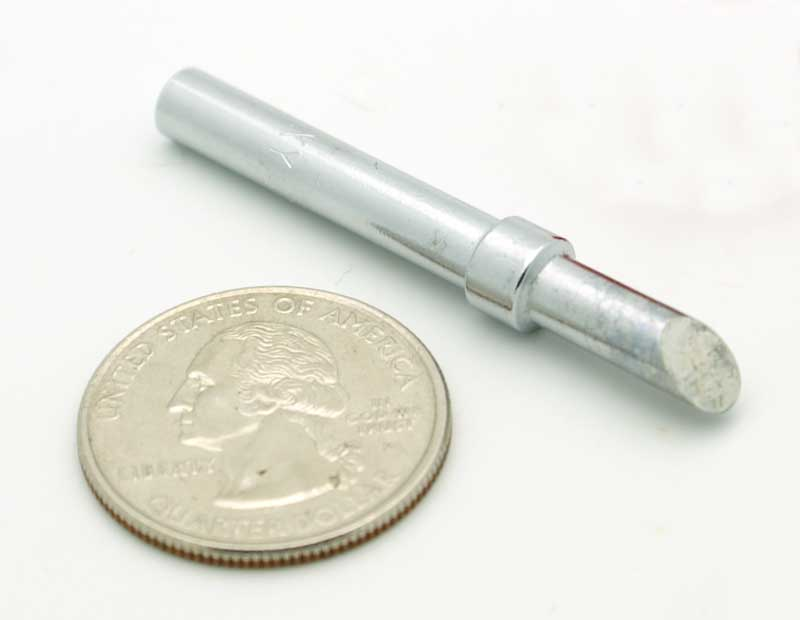  Control surface tension.With a small tip, the solder has nowhere to go, so it'll prefer to stay on the joint. Needle tips are the wrong tool.Get a hoof tip. They have a big surface area, so they'll pull solder away from the joint, leaving just what's wetted to the metal.