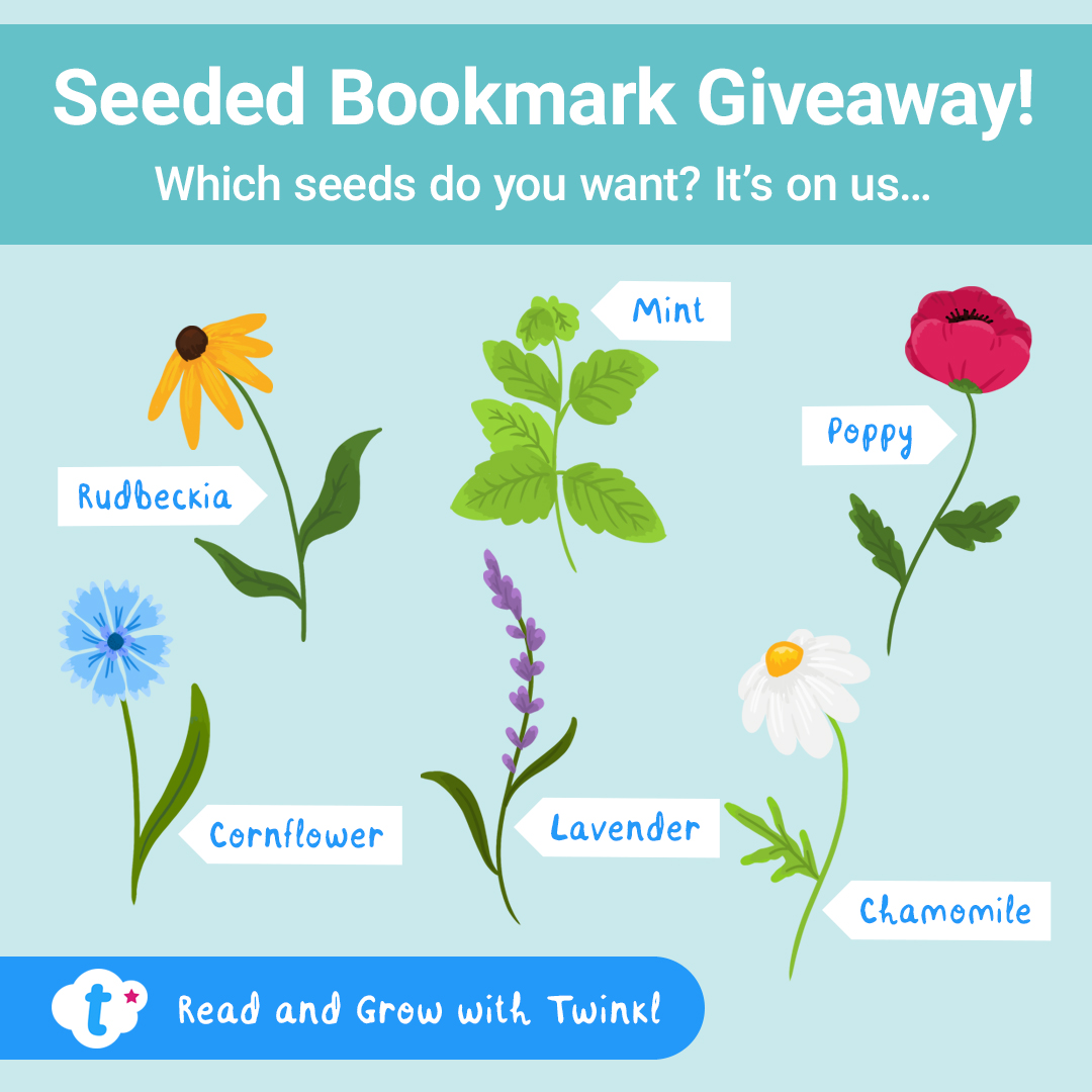 twinklresources's tweet photo. We’re back to help bring a touch of brightness to another lockdown! You may remember our super popular sunflower seeds giveaway a few months ago? This time we’re giving away 10,000 seeded bookmarks! 🌺🌼🌸 https://t.co/siqOnfinQH