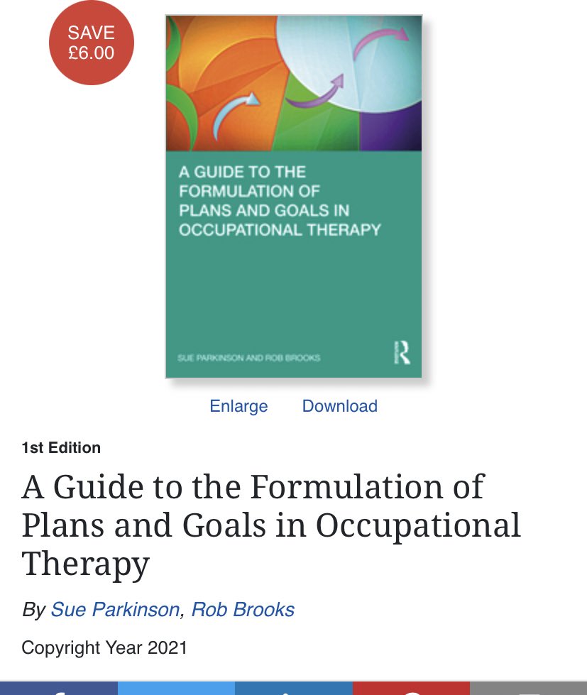 RebeccaMHOT's tweet photo. Work has been very busy recently, however hoping to find the time to arrange a study/discussion group shortly for our copy of the new publication! @MOHOspark @cheryl_mcmorris #weekendthoughts #CPD #discussion #implentation #treatmentplanning #forensicMHOT #OccupationalTherapy https://t.co/OsTWTMxYbH