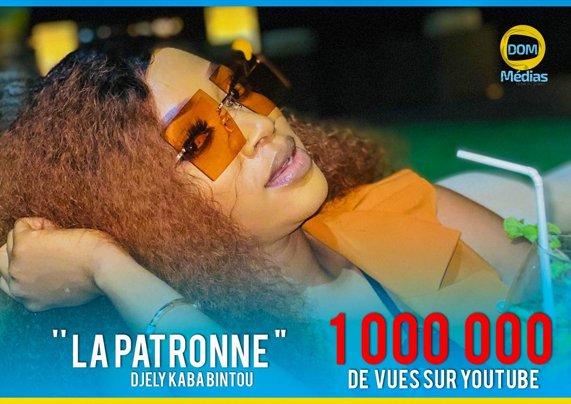 DomMedias's tweet photo. #DomMusic
Le monde musical guinéen se performe avec une nouvelle génération de femmes. Félicitons Djelikaba Bintou Officiel pour cette performance qu'elle doit à son public en moins de 2 semaines.
#DomInforme #domlovers #domMusic https://t.co/tEF237auok