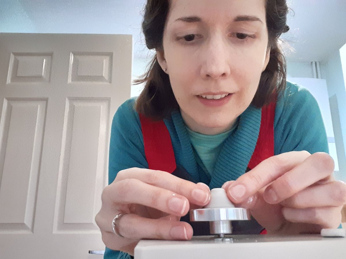 cheshlie's tweet photo. I couldn't resist a mini throw myself this morning to get into the spirit of things! I think I might be starting to get the hang of the mini wheel 😊 #LoveCeramics #MiniPotteryWheel https://t.co/PI32dZQwYj