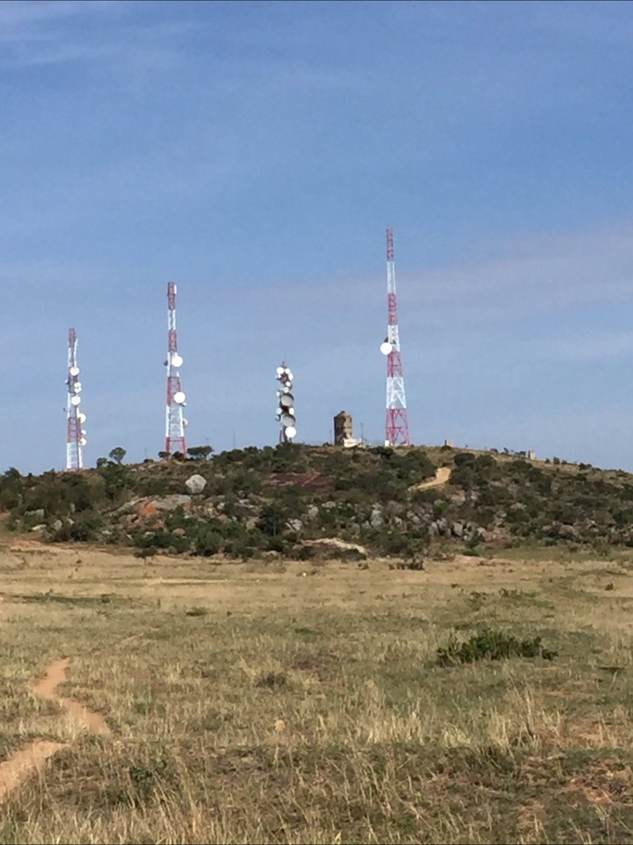 5. Here is a site near Nyabadza on Rusape to Nyanga Road. Site called Oliphants Kop was established by PTC first for VHF radio to Mutare & later for microwave radio, with the shortest of the towers. PTC tower not only full but too short for Mobile Comms, hence others were put up.