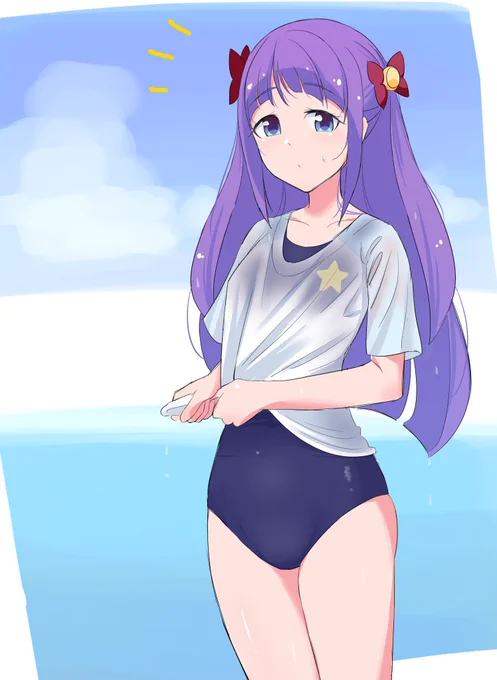 #くそ寒いので水着絵を貼る