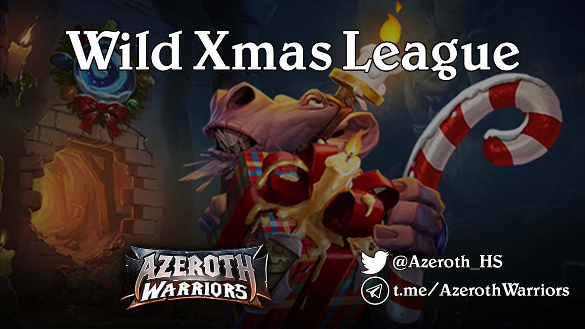 Azeroth_HS's tweet photo. Esta noche, a las 21:00 Stream de la fase final de la Wild Xmas League:

📺 https://t.co/uH9VO4saQ3

Os esperamos allí. https://t.co/tNcMwsnhGU