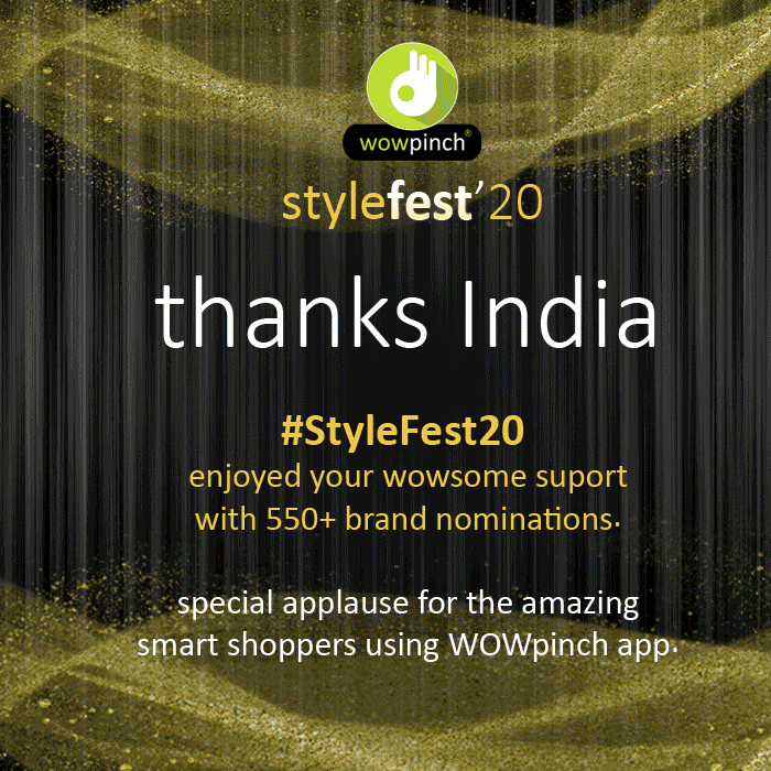 WOWpinch's tweet photo. #thanks #India for the amazing support and love to #StyleFest20. 
we could not have asked for more. #WOWpinch is overwhelmed by the amazing response to the #contests and #recommendations of #fashion #brands.

#WOWpinch says we have really been #Vocalforlocal. https://t.co/ho1ufjCWBh
