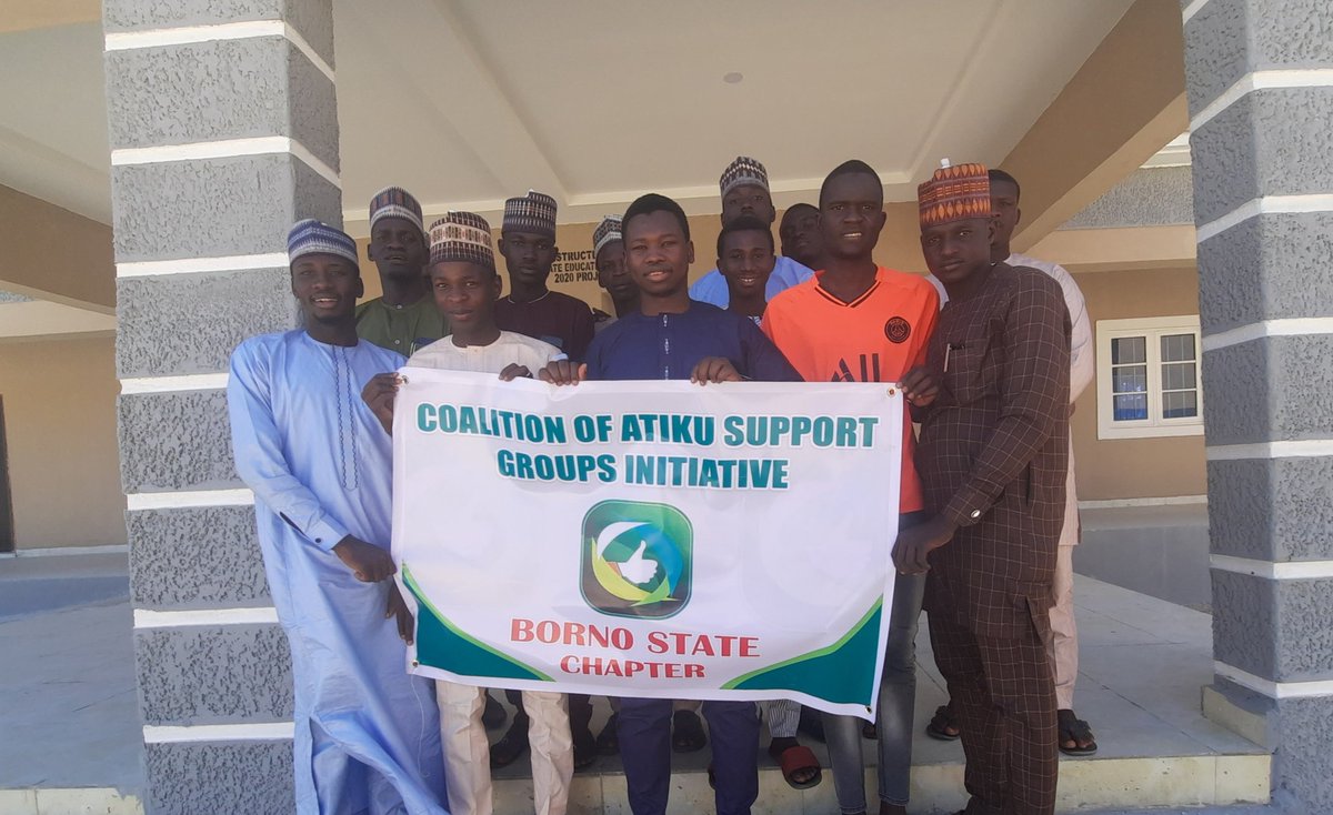 DanBornoReal's tweet photo. Today at the first physical meeting of #CASGI Borno state chapter, together we will enthrone H.E @atiku 2023 to get Nigeria working again.
#CASGI, we move.. https://t.co/ckHN9CsjYE