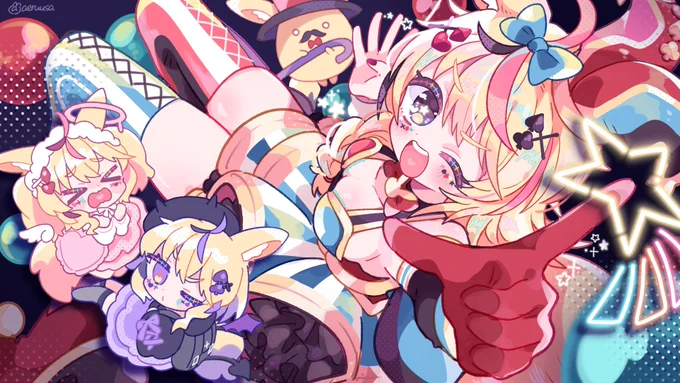 ✨❤#絵まる #尾丸ポルカ3D?✨ 
