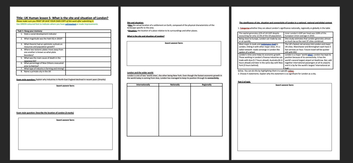 missgeog92's tweet photo. The assignment tool on TEAMS changed my life last week. Now creating basic worksheets for students to fill in alongside live lessons. This way I can check they are doing the work/have everything they will need/ keeps the paced of the lesson. Nothing flash or fancy! https://t.co/5DlSpEaaoc