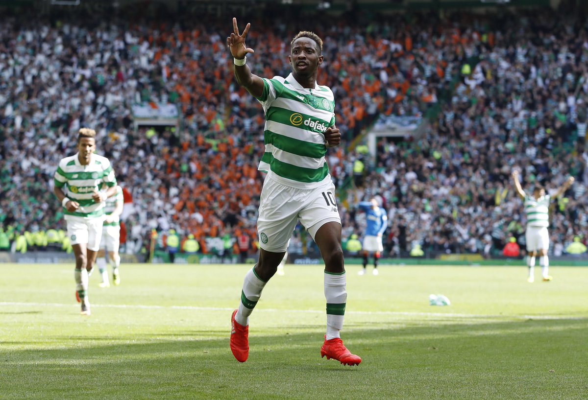32 goals and 9 assists in his first season with Celtic, including a hat-trick on his Old Firm debut and a brace against Man City in the Champions League group stage in the Etihad Scored or assisted in every single semi final and final he played in (10 of them)