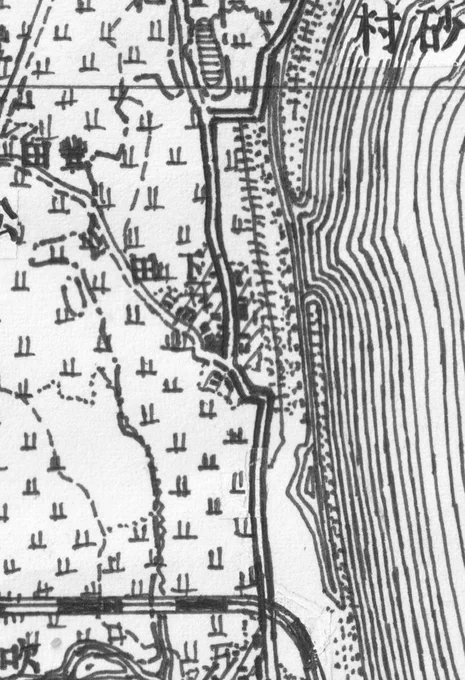 郊外にある半漁半農の集落が、市電も通る市街地になった話。 #空想地図 #架空地図 #鷹津市 