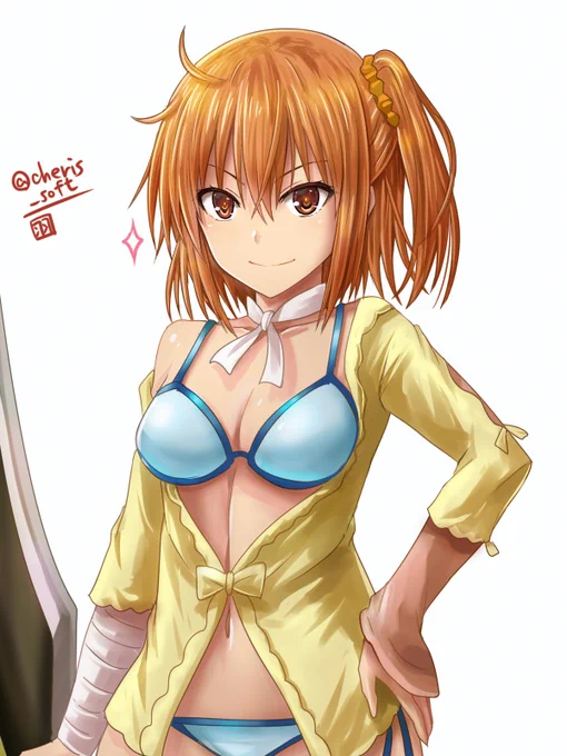 #くそ寒いので水着絵を貼る 