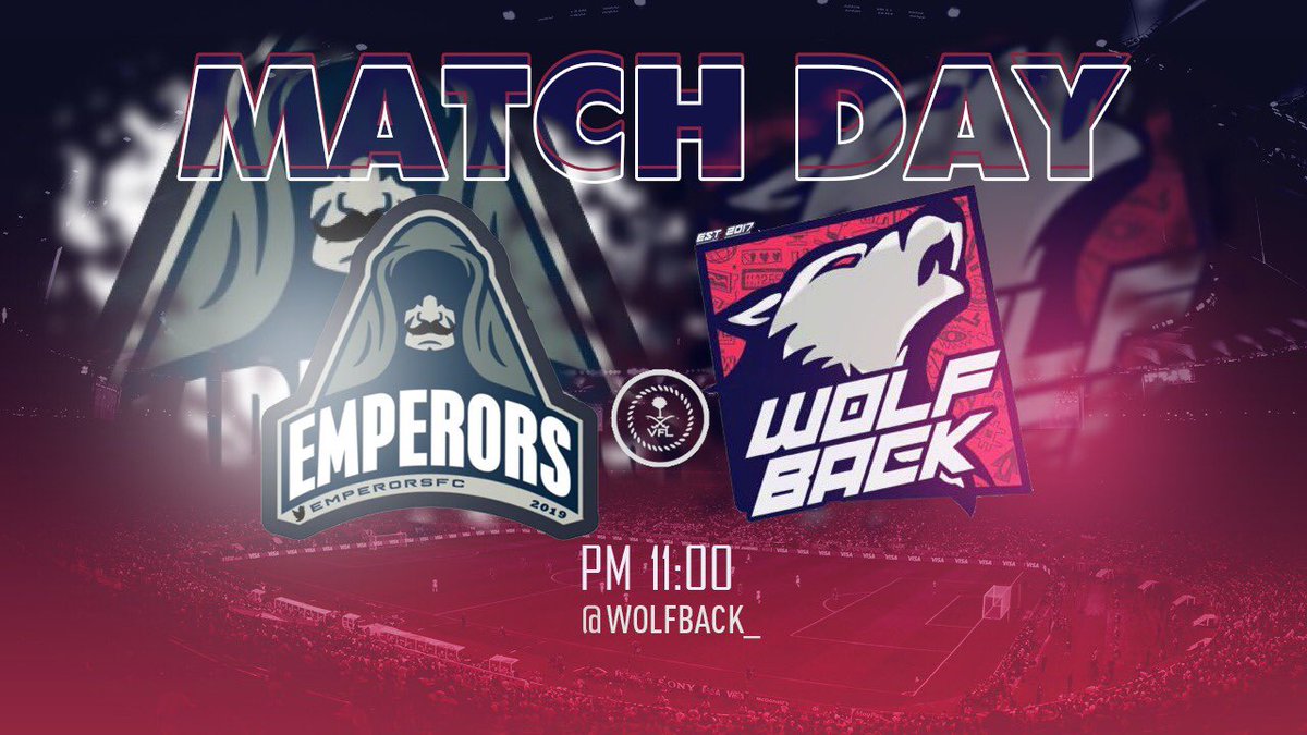 WOLFBACK_'s tweet photo. #MATCHDAY
🆚 @EMPERORSFC
🏆 @KSA_VFL
⏱ 11:00PM
Vamooooos #WOLFBACK https://t.co/yRuU5eUGOW