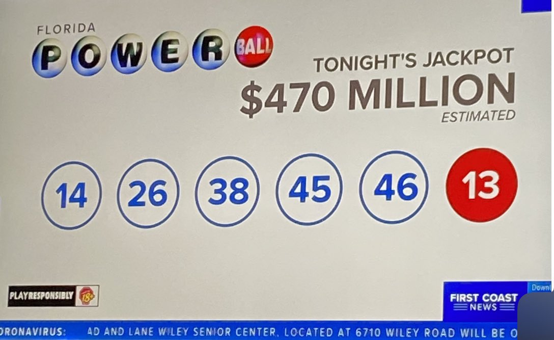 Last two numbers of last nights US @PowerballUSA draw for 500 mil were 45 & 46....the Powerball, final number drawn was 13.  Think about that Trump (45 prez) , Biden (46 prez) and 13 (number associated with the apocalypse and bad luck). Someone got a humour ;) #itsaconspiracy https://t.co/JB5UtozTeV
