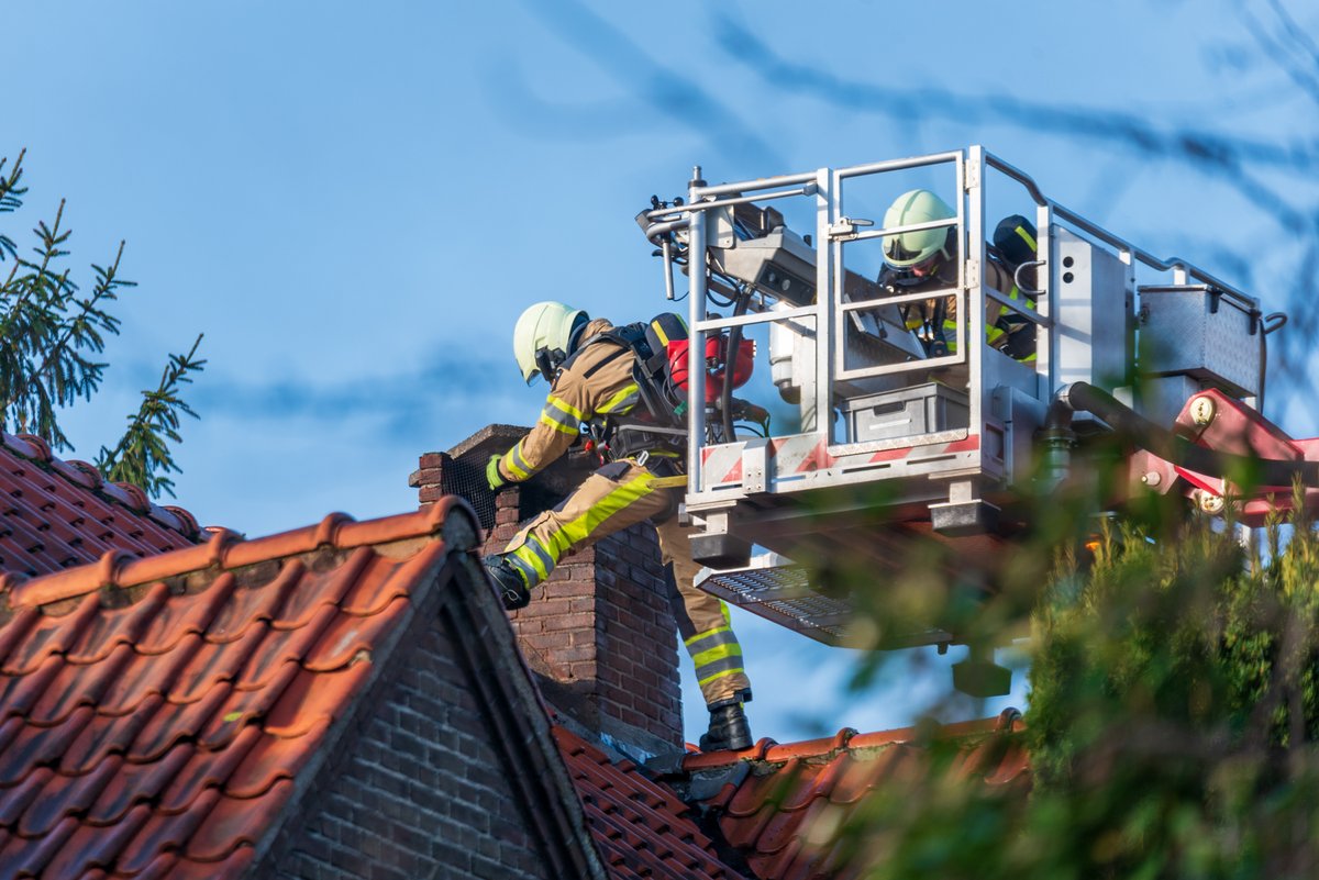 Melding schoorsteenbrand Wipstrik