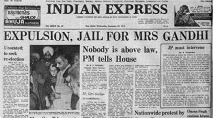 4/8But the real reason behind “the Emergency” was the Allahabad High Court verdict of the 1975 case “Indira Gandhi vs. Raj Narain” under which she was found guilty of electoral malpractices and election victory in Rae Bareilly was declared “null and void” and she was barred.