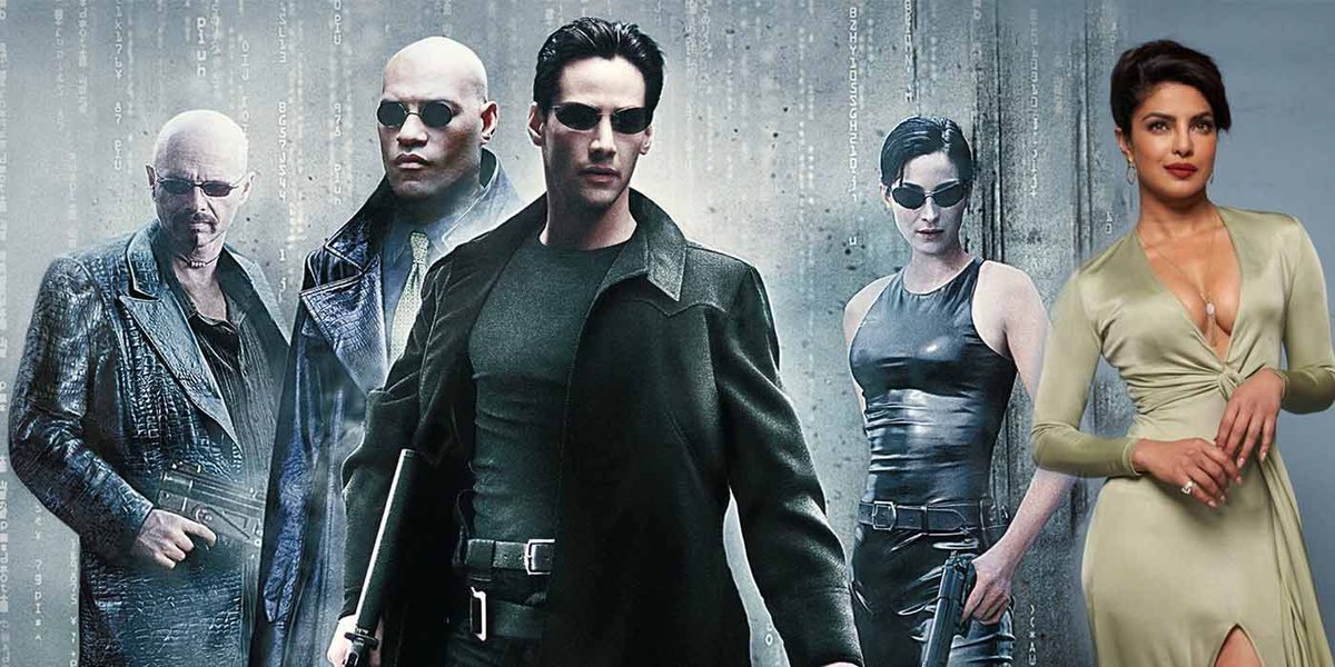 ◙ Matrix 4 (April 1, 2022 release)- Priyanka joining an ICONIC and highly successful franchise- Will share screen space with Keanu Reeves & Neil Patrick Harris- Directed by the Wachowski sisters (prominent work other than Matrix series: Cloud Atlas & Sense 8)