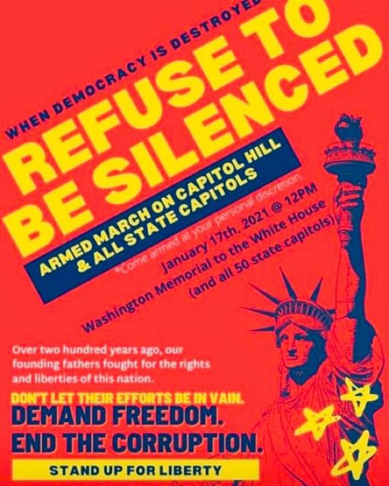altrightdesign's tweet photo. It is not over. They are organising armed march. https://t.co/ugQy3lOcrB