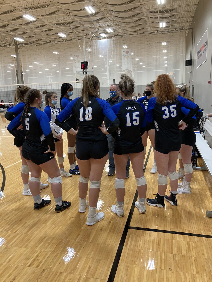 pie12's tweet photo. 🏐First time back on the court in competition since 2020. Working the bugs out but playing solid VB. Look at those smiles. A little bit of normal for the first time in a long, long while. Good for these Illinois athletes. #ShockStrong https://t.co/QgyeDz3YTy