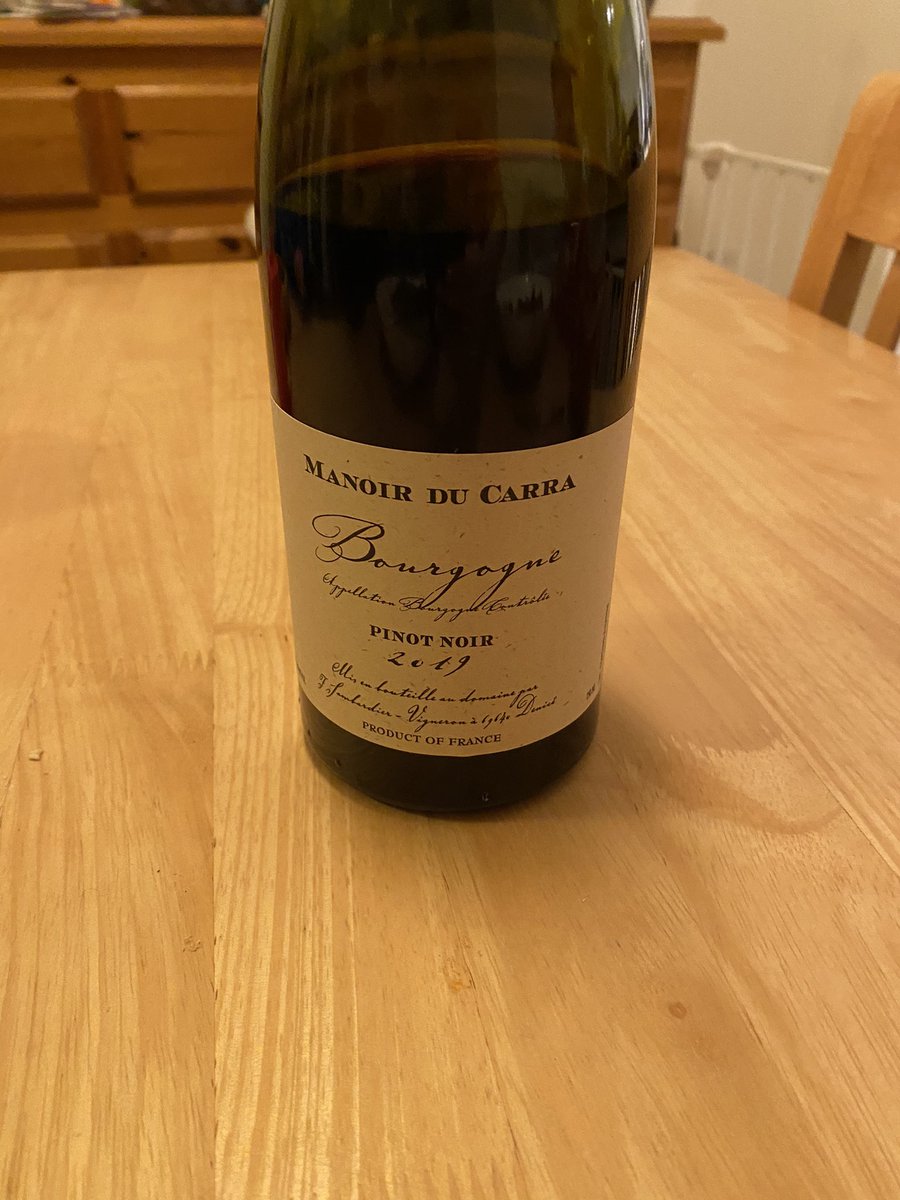 rtchapman802's tweet image. First bottle of red for 2021 and it is a cracker